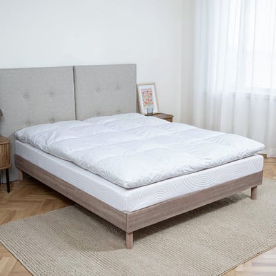 Surmatelas Tranquillité - Duvet et plumettes de canard - Douceur naturelle - Fabriqué en France - 6 cm d'épaisseur BELLECOUR