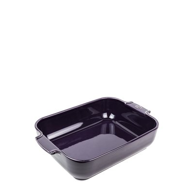 Plat four céramique rectangle aubergine 32 cm - 12,5' Appolia PEUGEOT