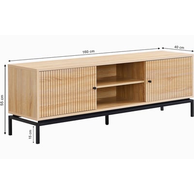 Meuble TV 2 portes - TALIA HOMIFAB