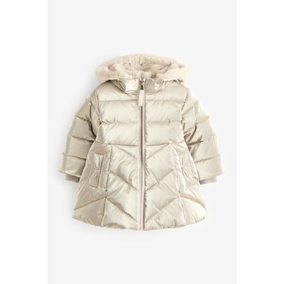 Manteau imperméable métallisé à bas évasé NEXT