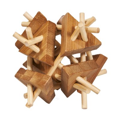 Casse-tête bambou Bâtons et triangle FRIDOLIN
