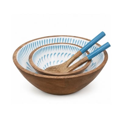 Set de 2 saladiers + couverts, KYOTO ARTIME