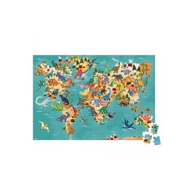 Puzzle éducatif géant Les dinosaures JANOD