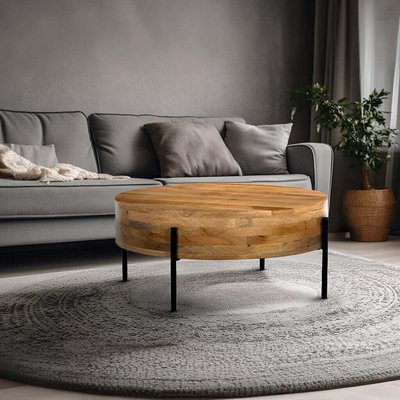 Silo Mango Wood Storage Coffee Table ÉDITÉ