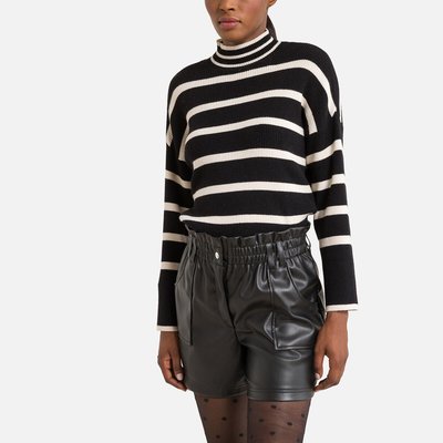 Pull col montant rayé ONLY