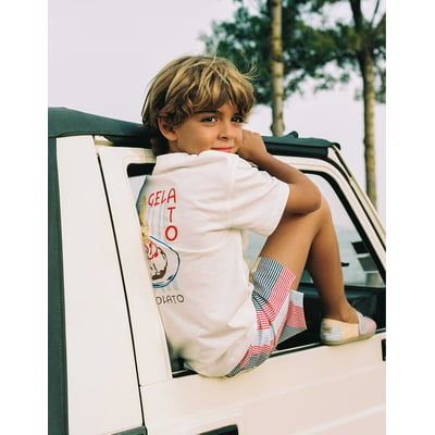 T-shirt en coton avec imprimé Gelato You&Me ZIPPY