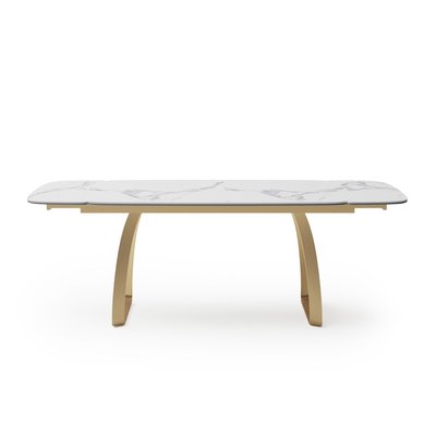 Table à manger extensible en céramique Dahlia SIA HOME