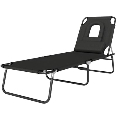 Bain de soleil pliable OUTSUNNY