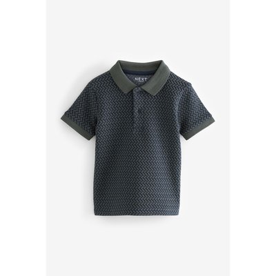 Polo texturé à manches courtes NEXT