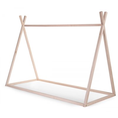 Tipi de lit bébé 90 x 200 cm Naturel CHILDHOME