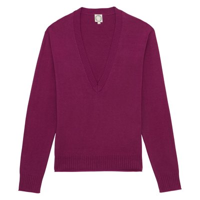 Pull Morcant en coton violet INES DE LA FRESSANGE PARIS