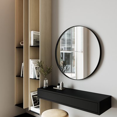 Зеркало настенное в тонкой металлической раме SO'HOME