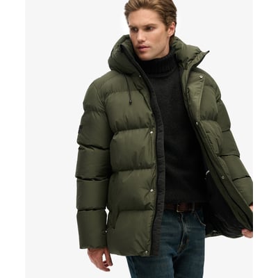 Doudoune Sport Mi-longue à Capuche SUPERDRY