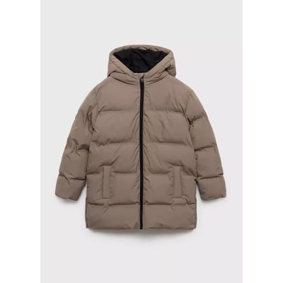 Anorak long matelassé capuche MANGO KIDS