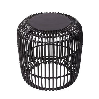 Table basse en rotin et teck MEL HYDILE