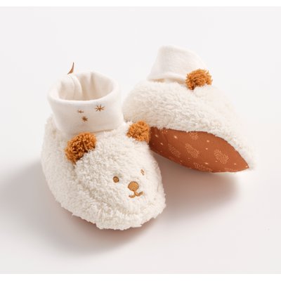 Chaussons bébé en sherpa ourson SAUTHON