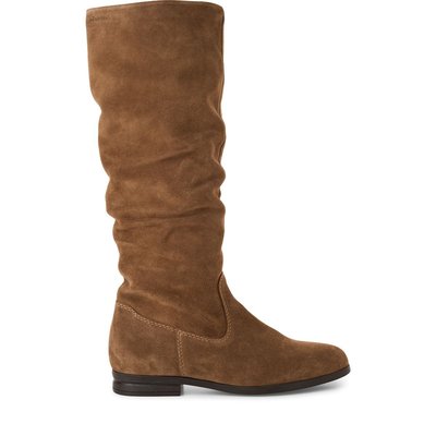 Bottes cuir marron minelli La Redoute