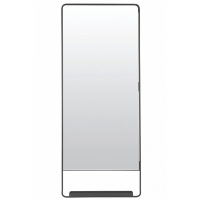 Miroir Mural Vertical Chic avec Tablette et Bord Noir HOUSE DOCTOR