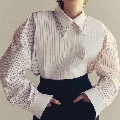 Chemise rayée ample, fabriquée en Europe JEREMY CURRAT X LA REDOUTE