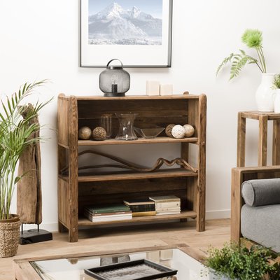 Etagère de rangement 4 niveaux en pin recyclé DENVER PIER IMPORT