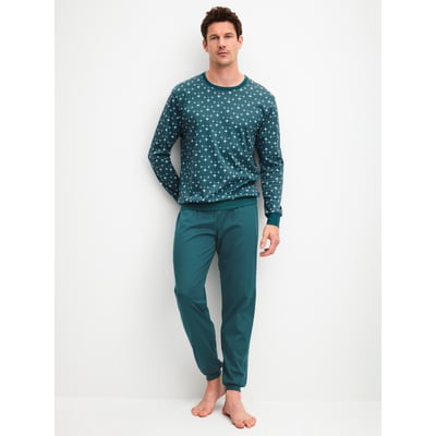 Pyjama avec bords élastiques manches longues Coton RELAX STREAMLINE CALIDA