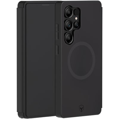 Coque étui Samsung S25 Ultra  Magnet Noir FORCE CASE