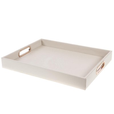Plateau Opaline taupe 30x40 cm AMADEUS