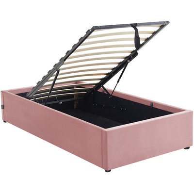 Lit coffre en velours - HANDY HOMIFAB