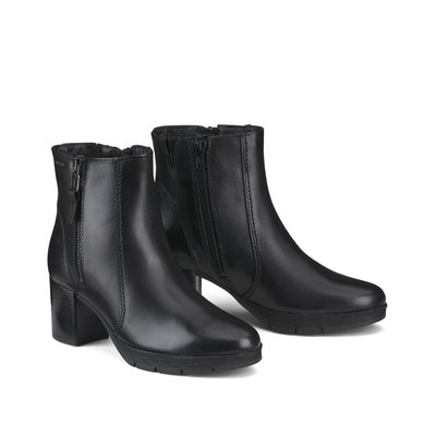 Bottines en cuir à talons TAMARIS