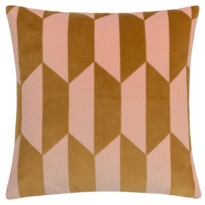 Kalho Velvet Jacquard Filled Cushion 45x45cm FURN.