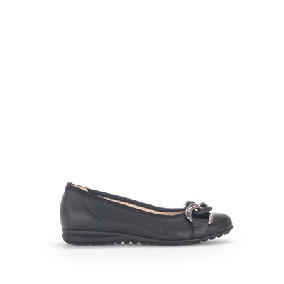Ballerines en cuir à talon compensé GABOR