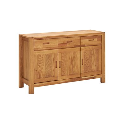 Buffet chêne massif 3 portes 3 tiroirs - LUMINESCENCE CAMIF