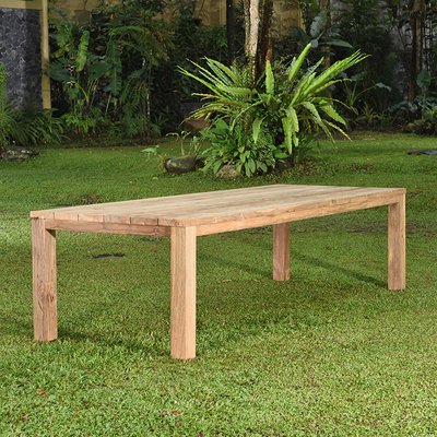 Table en teck recyclé 300 x 110 cm - CALLAO GECKO JARDIN