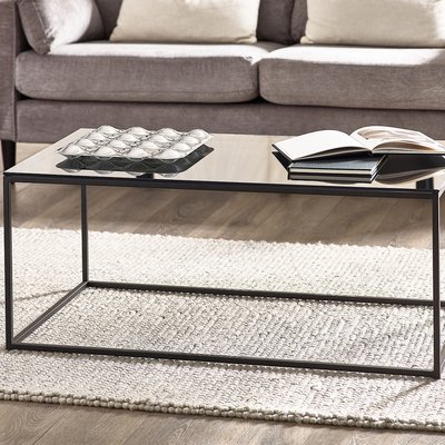 Dallas Smoked Glass Coffee Table SO'HOME
