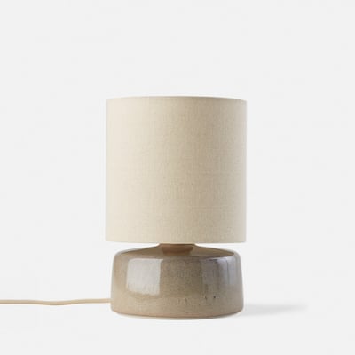 Lampe à poser céramique et lin hauteur 25 cm, Amaga LA REDOUTE INTERIEURS