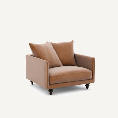 Sillón de terciopelo, Lazare AM.PM