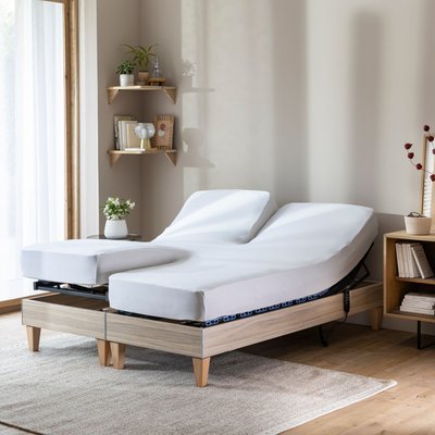 Drap housse jersey TPR pour sommier articulé TERRE DE NUIT