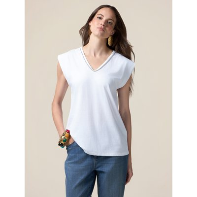 T-shirt réalisée en jersey de coton OLTRE