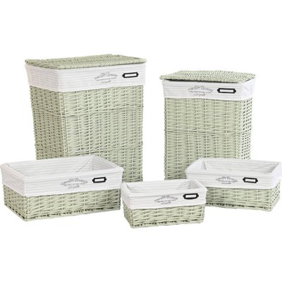Paniers en osier synthétique (lot de 5) Basicos RECOLLECTION