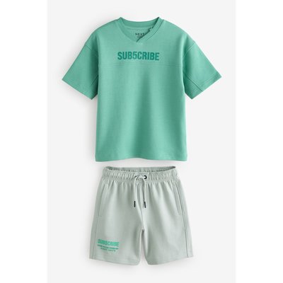 Short et t-shirt manches courtes à col v NEXT
