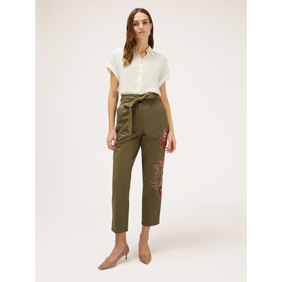 Pantalon voile de coton femme La Redoute
