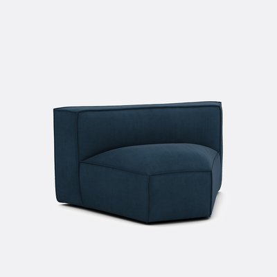 Sillón esquinero abierto modular, pana de chenilla, Seven LA REDOUTE INTERIEURS