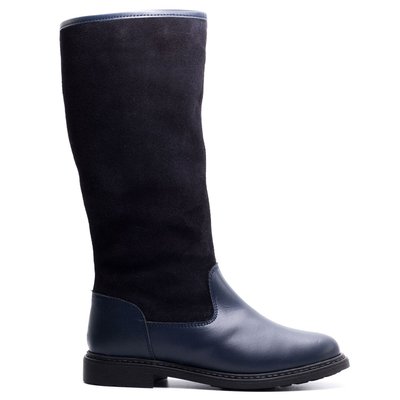 Bottes fourrées laine de mouton en cuir et daim DIANA BONI&SIDONIE