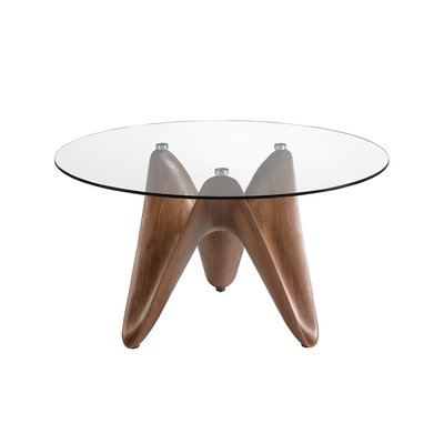 Table à manger ronde verre trempé ANGEL CERDA