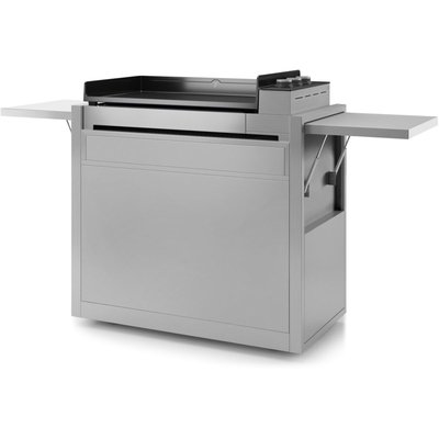 Chariot Plancha CH PIF 75 en inox fermé pour Premium 75 FORGE ADOUR