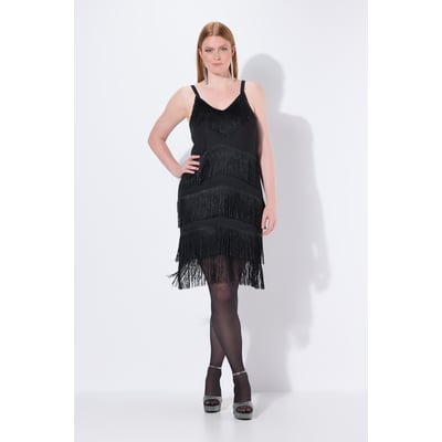 Robe à franges, sans manches ULLA POPKEN