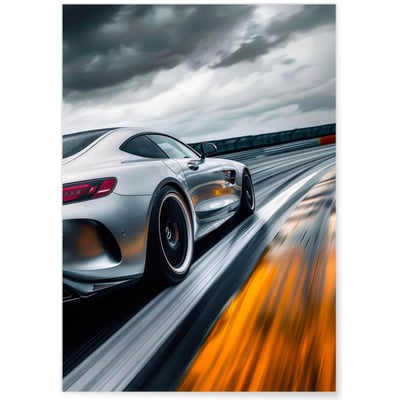 Affiche GT - Vitesse et performance L'AFFICHERIE