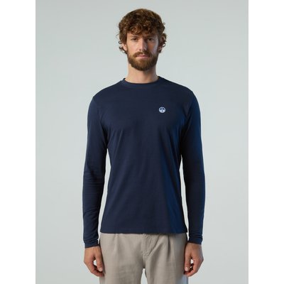 T-shirt à manches longues avec empiècement siglé NORTH SAILS