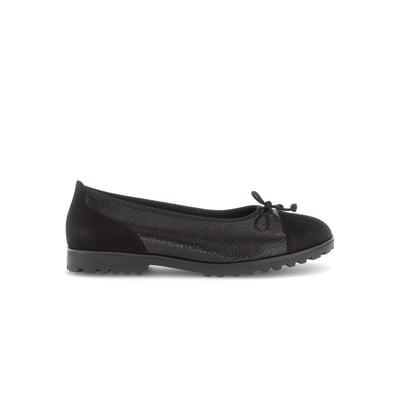 Ballerines en cuir imprimé reptile à talon décroché GABOR