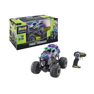 RC Dino Monster Truck Three Thunder REVELL
